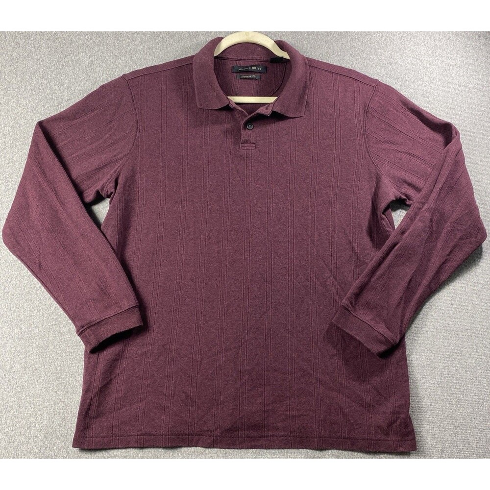 AXIST modern Fit Mens Knit Sweater Size L Maroon